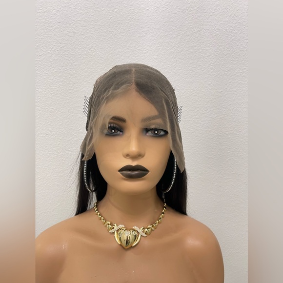 New! 12” Virgin Human Hair Bob Cut Wig - Picture 11 of 12